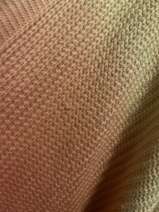 Tracey Bundle Open-Front Ombré Knit Cardigan Sweater - Beige to Rust - Picture 3 of 4